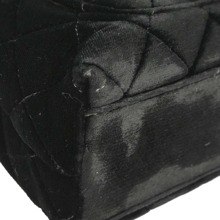 Chanel Black Velvet Handbag 134965