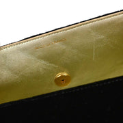 Chanel Black Velvet Handbag 134965