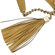 Chanel Gold Calfskin Handbag 134973