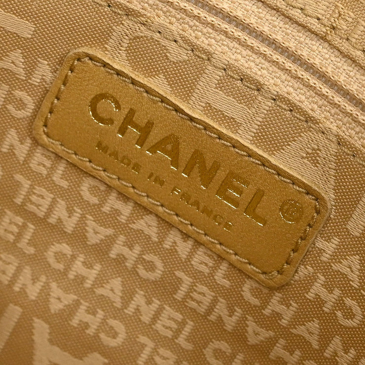 Chanel Gold Calfskin Handbag 134973