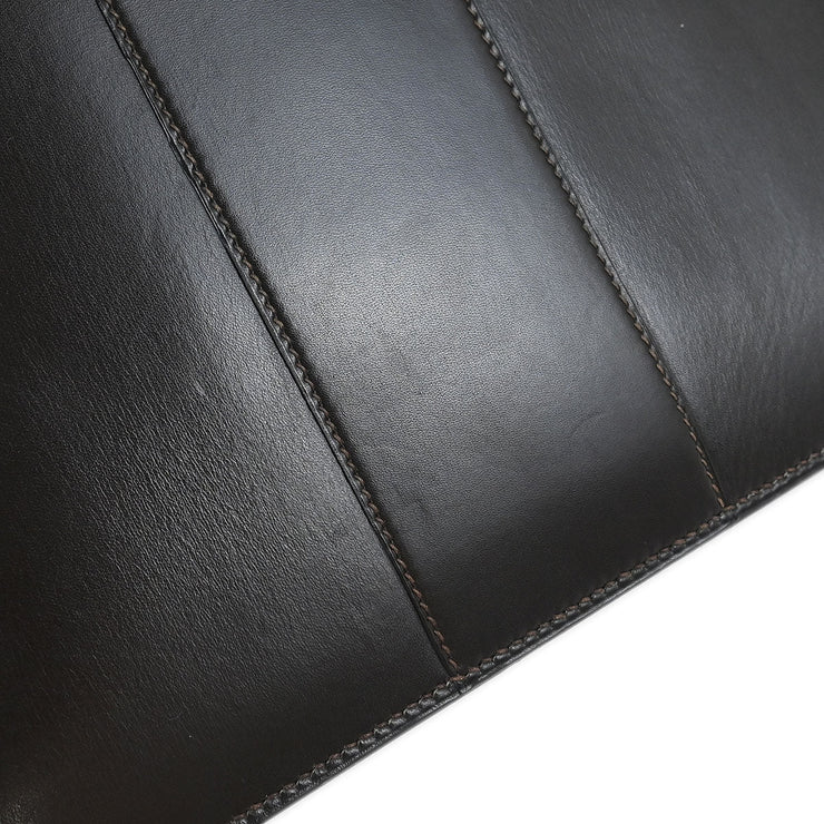 Hermes Brown Box Calf 2way Handbag Shoulder Bag  Circle:E 134978