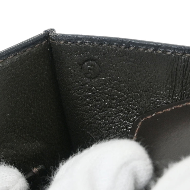 Hermes Brown Box Calf 2way Handbag Shoulder Bag  Circle:E 134978