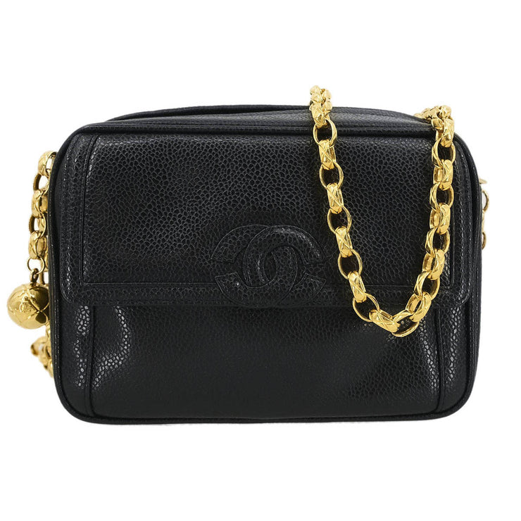Chanel Black Calfskin Camera Bag Mini 134987