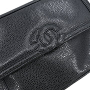 Chanel Black Calfskin Camera Bag Mini 134987