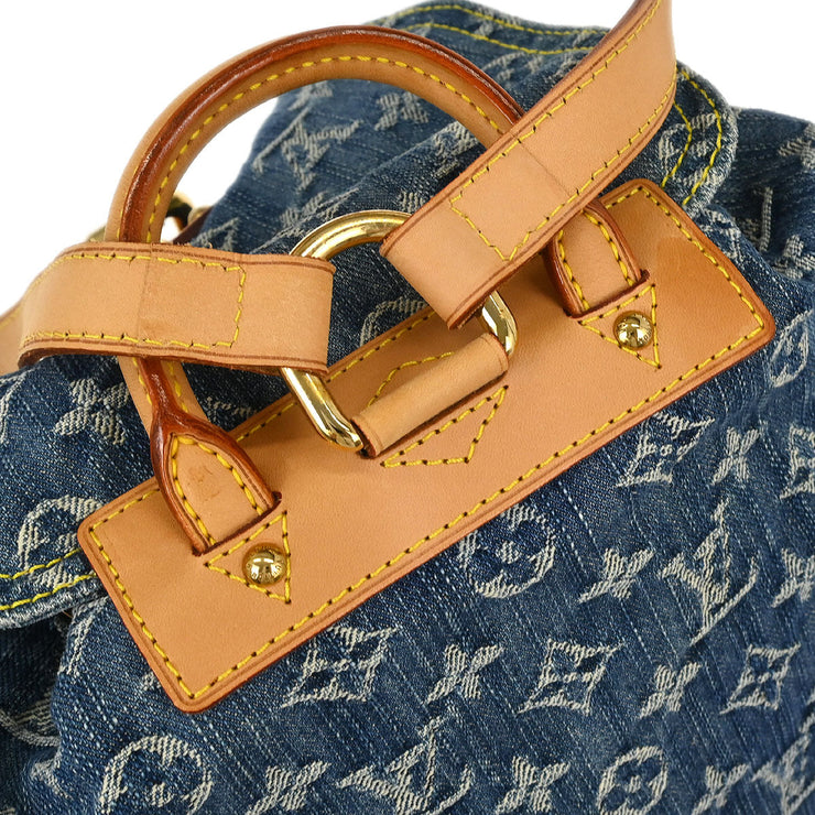 Louis Vuitton Blue Monogram Denim Sac a Dos GM Backpack M95056 CA0076 134989