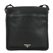 Prada Black Leather Shoulder Bag VA1055 204 135019