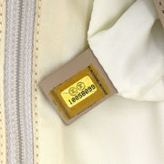 Chanel Beige Jacquard Nylon Travel Line Tote Handbag 135020