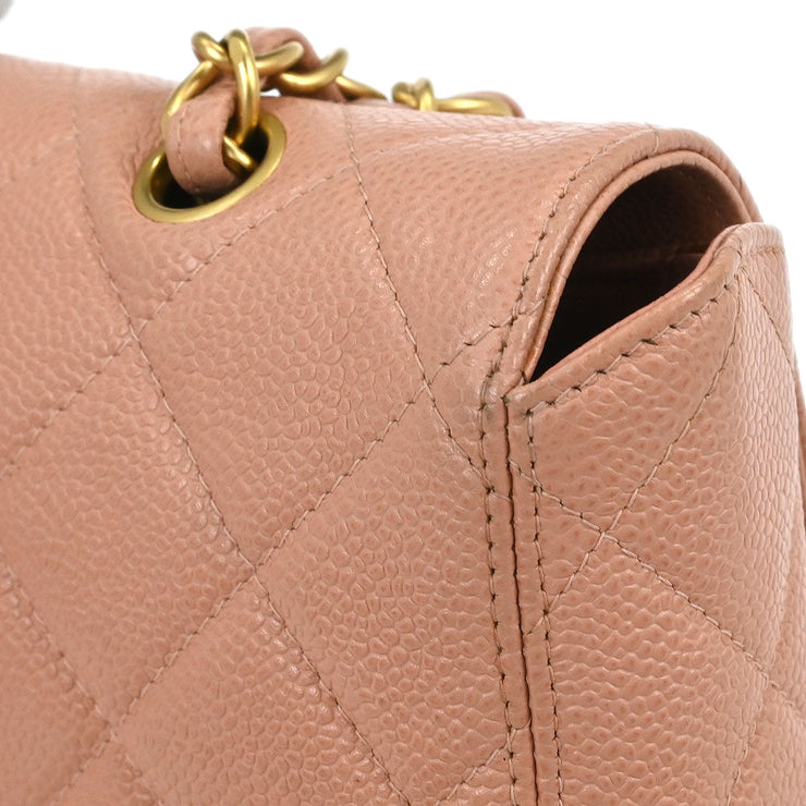 Chanel Pink Calfskin Shoulder Bag 135021