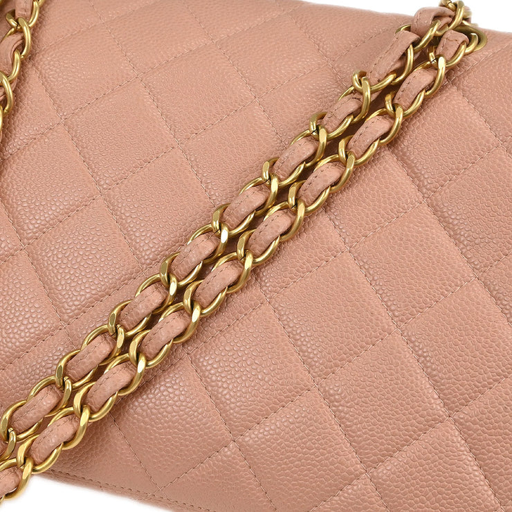 Chanel Pink Calfskin Shoulder Bag 135021