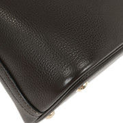 Hermes Chocolat Coromandel Bolide 31 2way Handbag B01 Square:J 135036