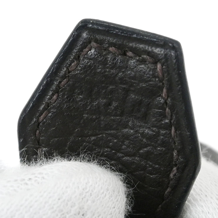 Hermes Chocolat Coromandel Bolide 31 2way Handbag B01 Square:J 135036