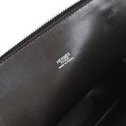 Hermes Chocolat Coromandel Bolide 31 2way Handbag B01 Square:J 135036