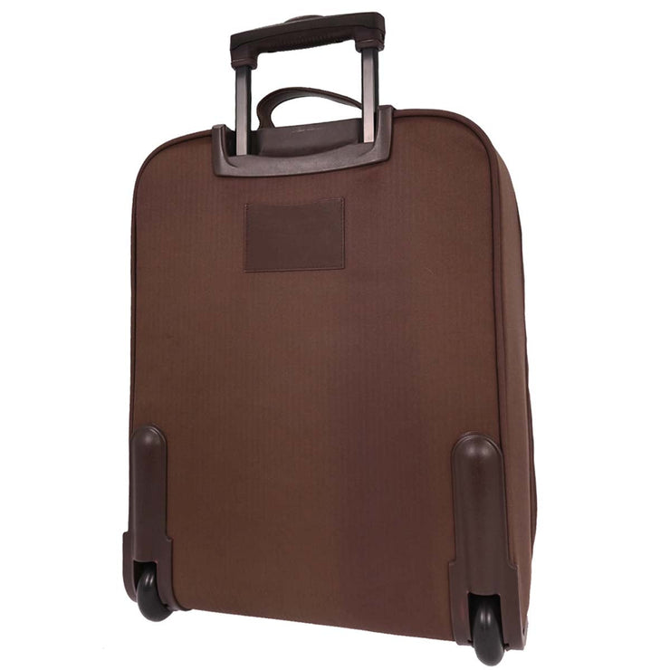 Hermes Havana Toile Chevrons Acapulco Cabine Carry-On Rolling Luggage 135136