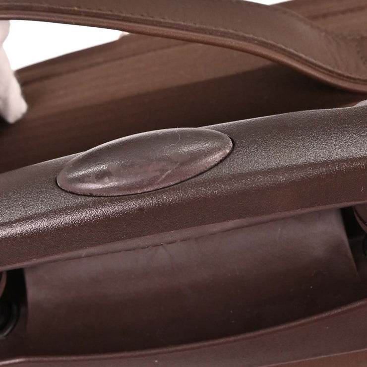 Hermes Havana Toile Chevrons Acapulco Cabine Carry-On Rolling Luggage 135136