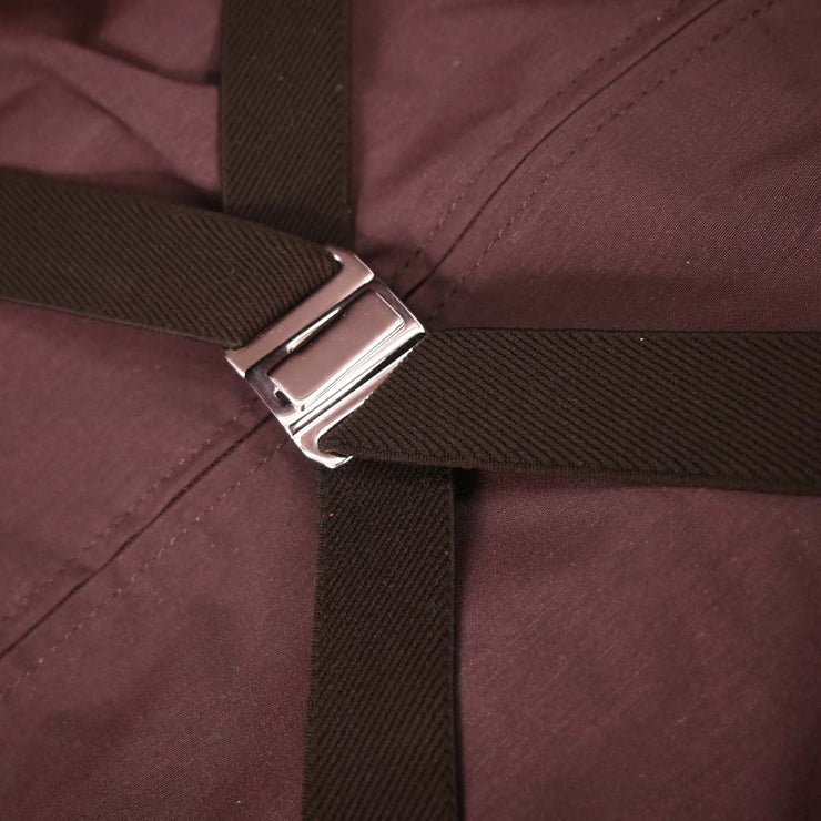 Hermes Havana Toile Chevrons Acapulco Cabine Carry-On Rolling Luggage 135136