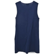 Chanel Sleeveless Top Navy 96C #40 142801