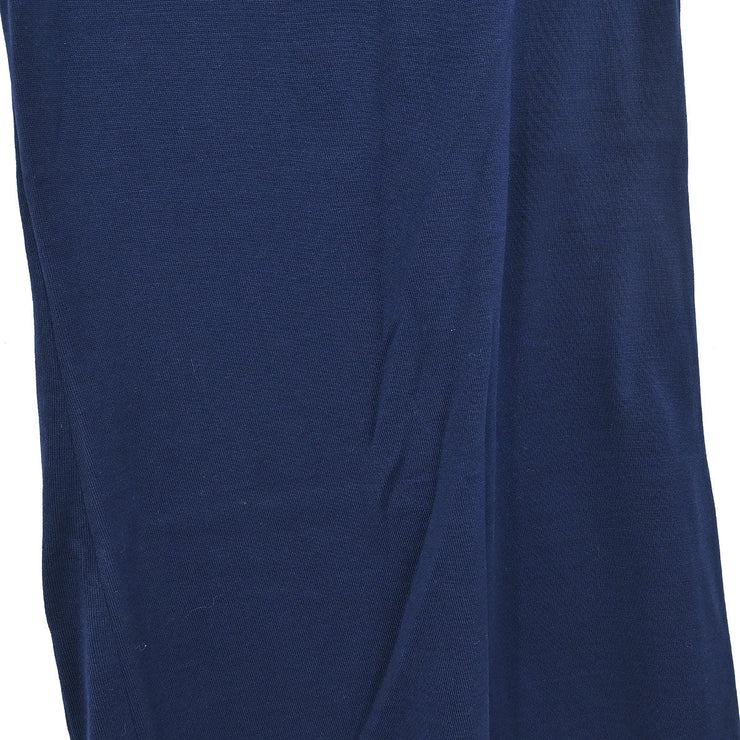 Chanel Sleeveless Top Navy 96C #40 142801