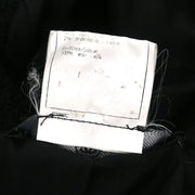 Chanel Single Breasted Jacket Black 95A #38 142998