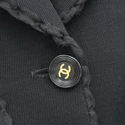 Chanel Setup Jacket Pants Black 95A #38 143087