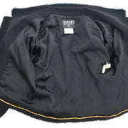 Chanel Setup Jacket Pants Black 95A #38 143087
