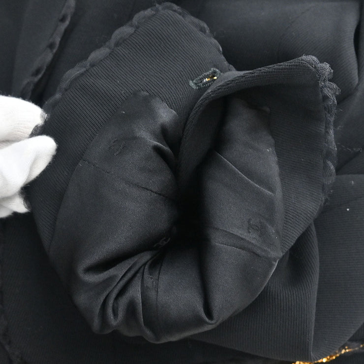 Chanel Setup Jacket Pants Black 95A #38 143087