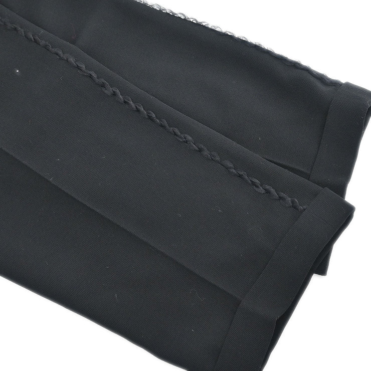 Chanel Setup Jacket Pants Black 95A #38 143087