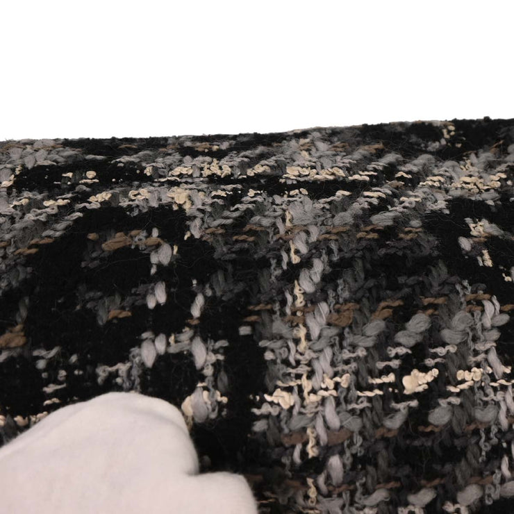 Chanel Black Tweed Camellia Shoulder Bag 143643