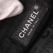Chanel Black Tweed Camellia Shoulder Bag 143643