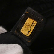 Chanel Black Tweed Camellia Shoulder Bag 143643