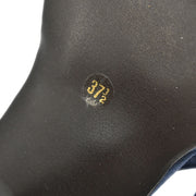 Miu Miu * Sandals Shoes Navy Cotton #37 1/2 143757