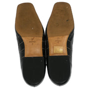 Chanel * Black Leather Shoes Pumps #37