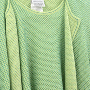 Chanel Ensemble Cardigan Short Sleeve Top Light Green 01C #38 144120