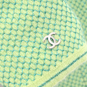 Chanel Ensemble Cardigan Short Sleeve Top Light Green 01C #38 144120