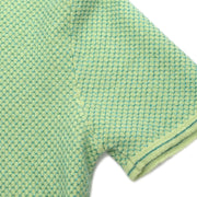 Chanel Ensemble Cardigan Short Sleeve Top Light Green 01C #38 144120