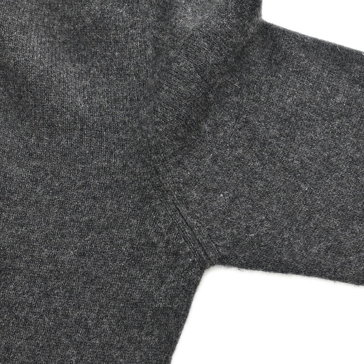 Chanel Ensemble Cardigan Short Sleeve Top Gray 98C #40 144127