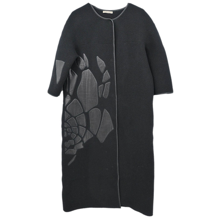 Bottega Veneta Collarless Coat Black 352210 VZW81 #40 144144