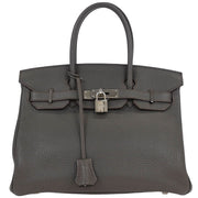 Hermes Etain Togo Birkin 30 Handbag  Square:P 177E 144559