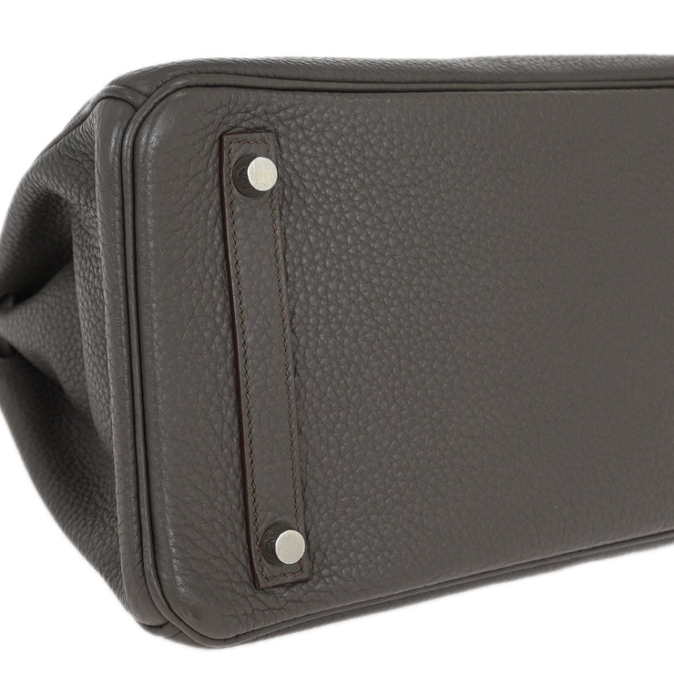 Hermes Etain Togo Birkin 30 Handbag  Square:P 177E 144559