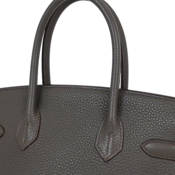 Hermes Etain Togo Birkin 30 Handbag  Square:P 177E 144559