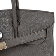 Hermes Etain Togo Birkin 30 Handbag  Square:P 177E 144559