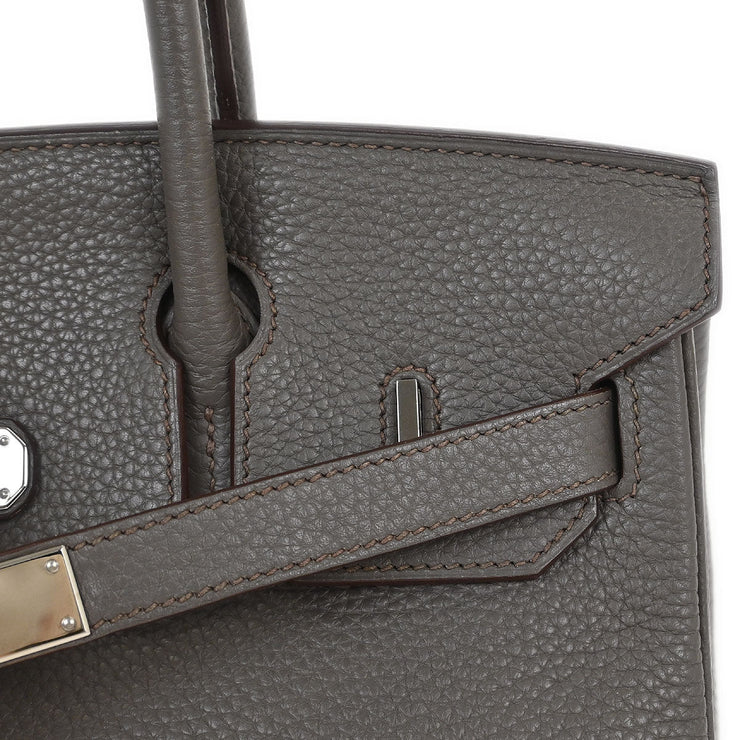 Hermes Etain Togo Birkin 30 Handbag  Square:P 177E 144559