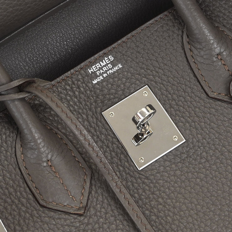 Hermes Etain Togo Birkin 30 Handbag  Square:P 177E 144559