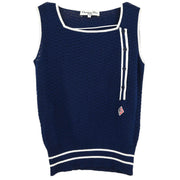 Christian Dior Sleeveless Tank Top Navy C-TK-286 #M 144672