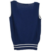 Christian Dior Sleeveless Tank Top Navy C-TK-286 #M 144672