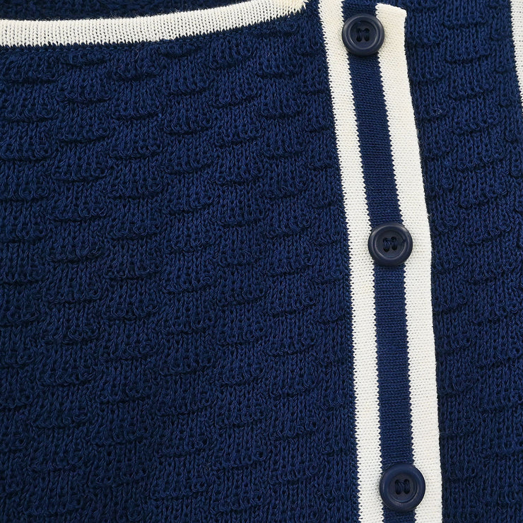 Christian Dior Sleeveless Tank Top Navy C-TK-286 #M 144672