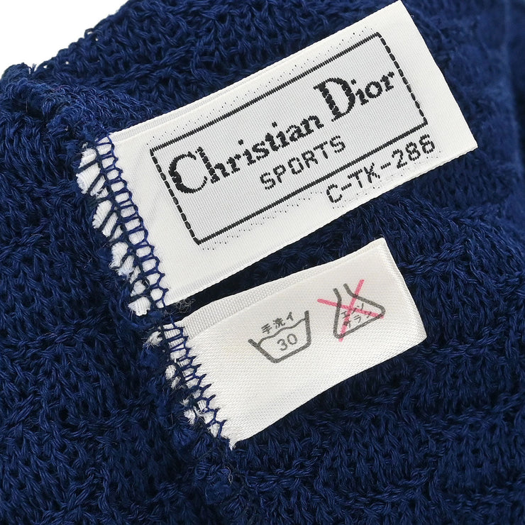 Christian Dior Sleeveless Tank Top Navy C-TK-286 #M 144672