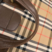 Burberrys Beige Brown House Check Garment Bag 144684