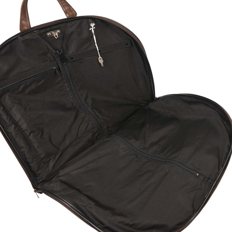 Burberrys Beige Brown House Check Garment Bag 144684