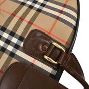 Burberrys Beige Brown House Check Garment Bag 144684