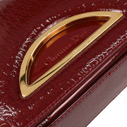 Christian Dior Bordeaux Patent Leather Trotter Malice Handbag MA-0070 144685
